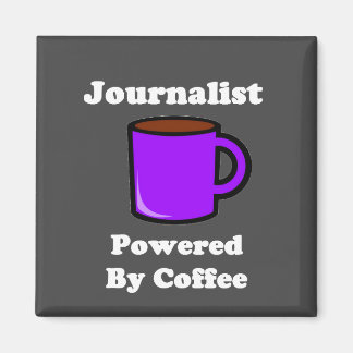 Imán "Periodista", impulsado por el café