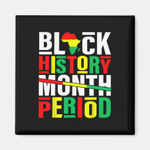 Imán Periodo del mes de la historia negra afroamericano