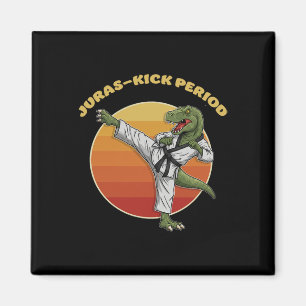 Imán Período divertido de Juras-kick Karate Artes Marci