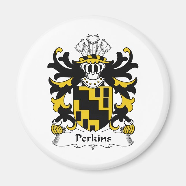 Imán Perkins Family Crest (Frente)