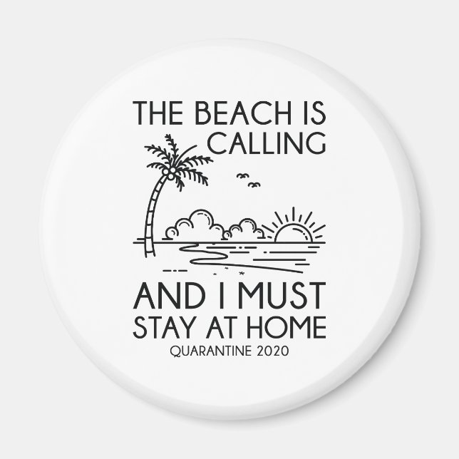 Imán Permanecer En Casa (Frente)