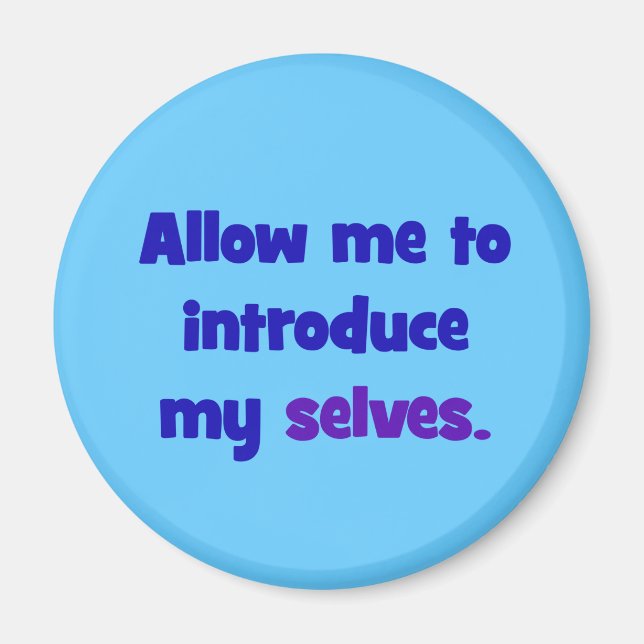 Imán Permítanme presentarme a mí misma (Frente)