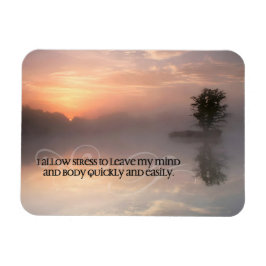 Imán "Permitir que el estrés se vaya" Motivación Afirma