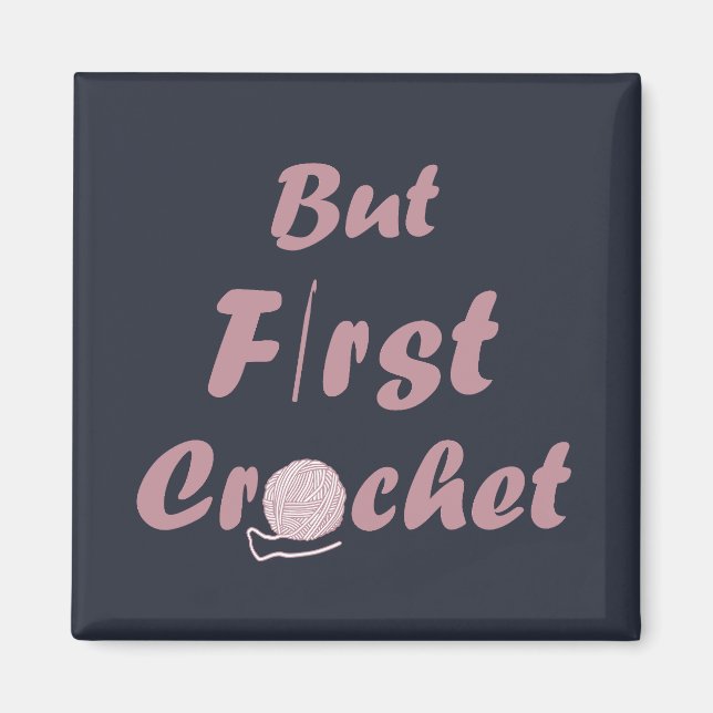 Imán pero las primeras citas crochet graciosas (Frente)