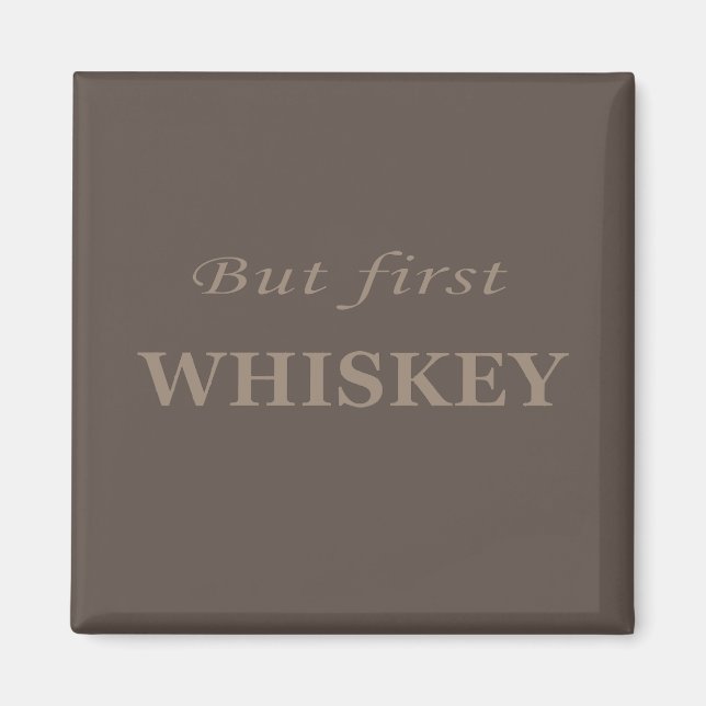 Imán Pero las primeras citas de whisky son divertidas (Frente)