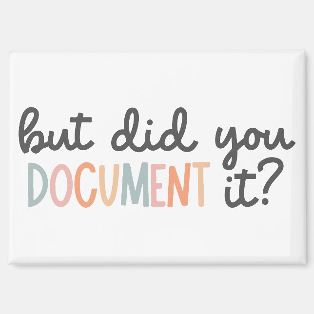 Imán ¿Pero lo documentaste? (Anverso)