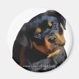 Imán Perrito de Rottweiler
