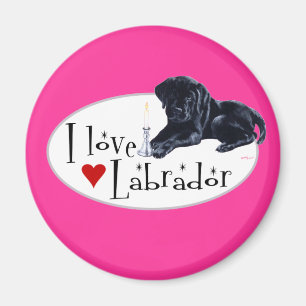 Imán Perrito negro de Labrador
