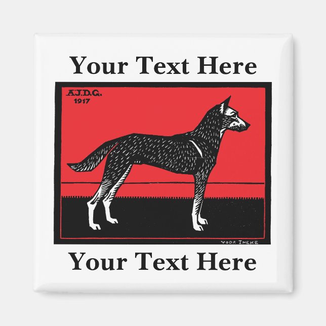 Imán Perro (1917) Julie de Graag (Frente)