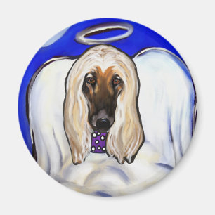 Imán Perro afgano ángel