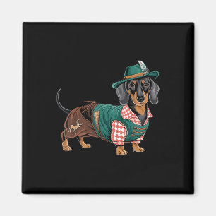 Imán Perro alemán Dachshund Bavarian Weiner Sausage _4