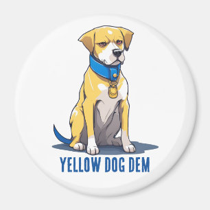Imán Perro amarillo Democrat Politics Estados Unidos Pr