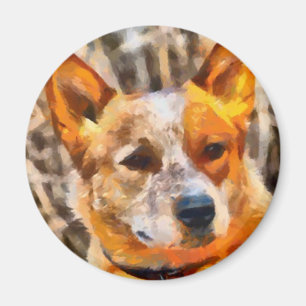 Imán Perro australiano del ganado - Heeler rojo