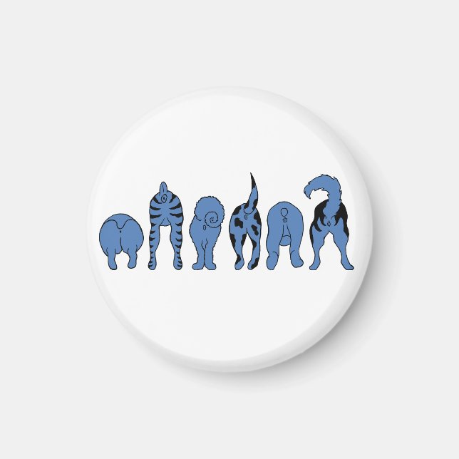 Imán Perro Azul (Frente)