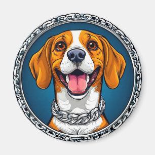 Imán Perro Beagle lindo