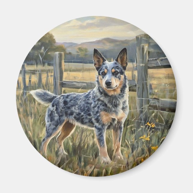 Imán Perro Boyero Australiano (Frente)