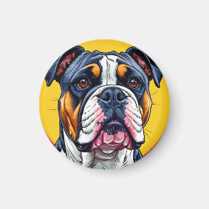 Imán Perro Bulldog Australiano