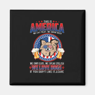 Imán Perro Chihuahua Este Norteamericano 4 De Julio