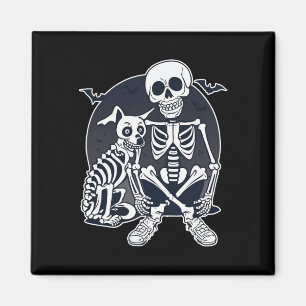 Imán Perro Como Huesos Halloween Disfraz de esqueleto