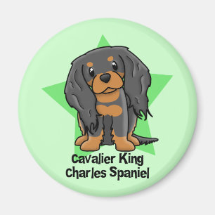 Imán Perro de aguas de rey arrogante Charles de la