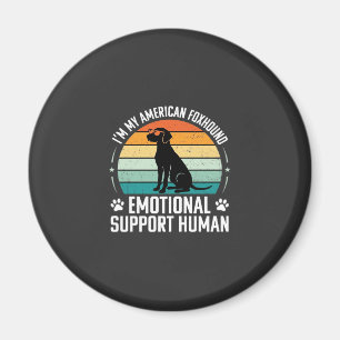 Imán Perro de apoyo emocional humano Foxhound americano