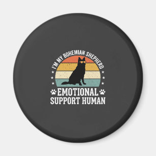 Imán Perro de apoyo emocional humano pastor bohemio