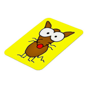 Imán Perro de caricatura