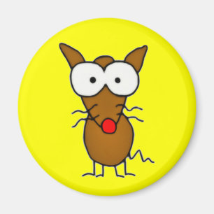 Imán Perro de caricatura