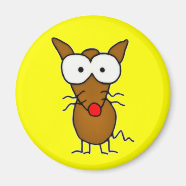Imán Perro de caricatura (Frente)