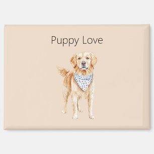 Imán Perro de Crema Amor de Cachorro