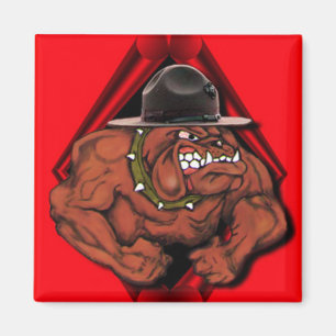 Imán Perro de diablo del USMC