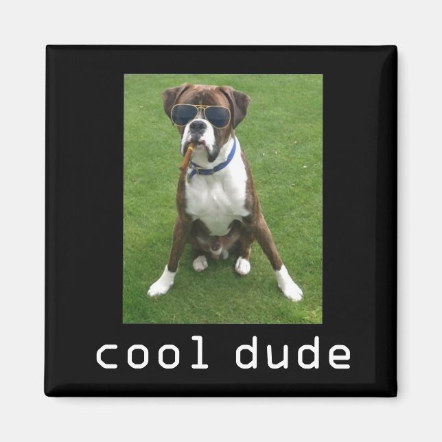 Imán Perro de Guay Dude (Frente)
