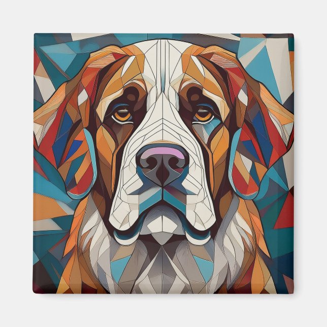 Imán Perro de IA (Frente)