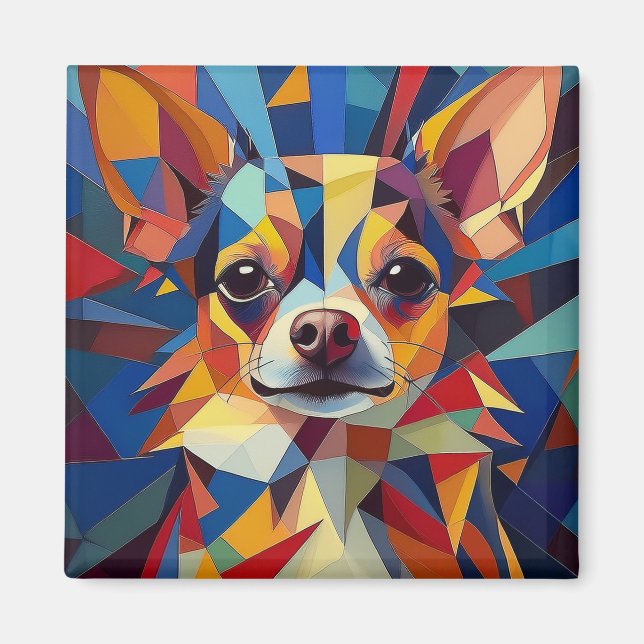 Imán Perro de IA (Frente)