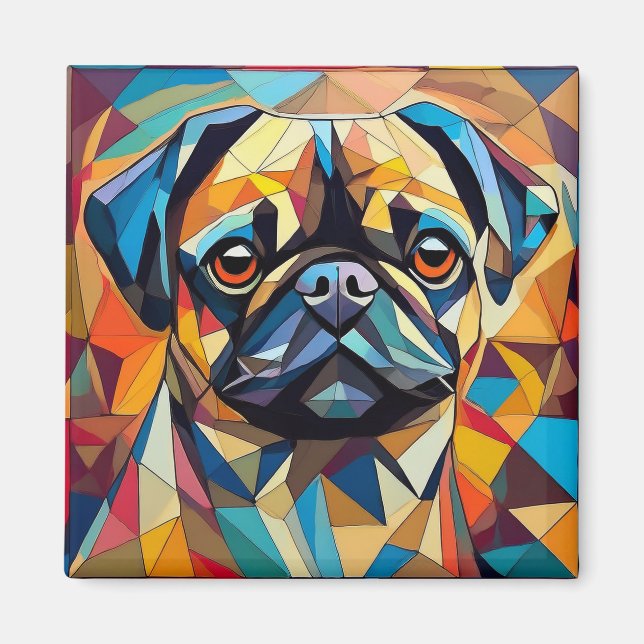 Imán Perro de IA (Frente)