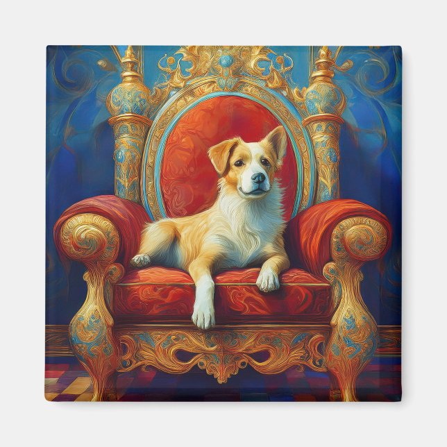 Imán Perro de IA (Frente)