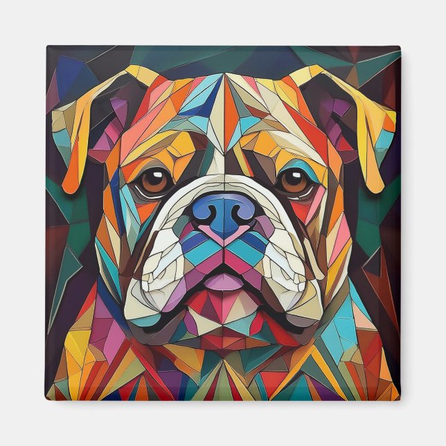 Imán Perro de IA (Frente)