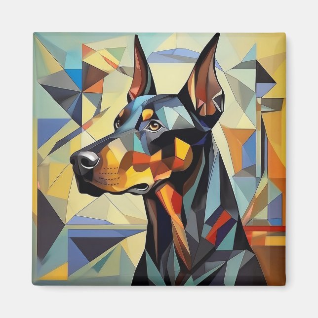 Imán Perro de IA (Frente)