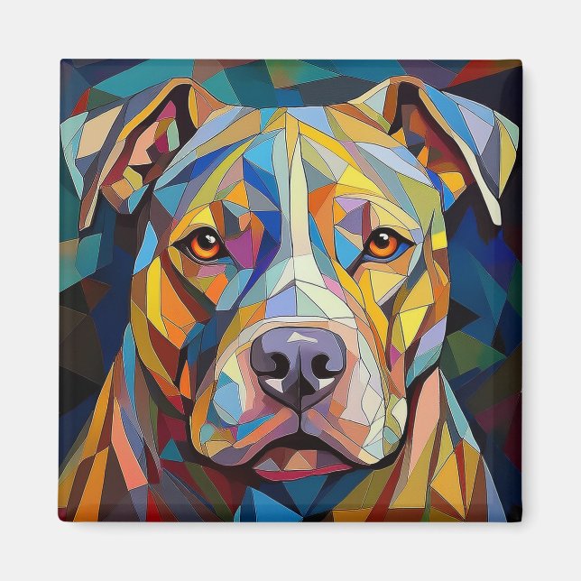 Imán Perro de IA (Frente)