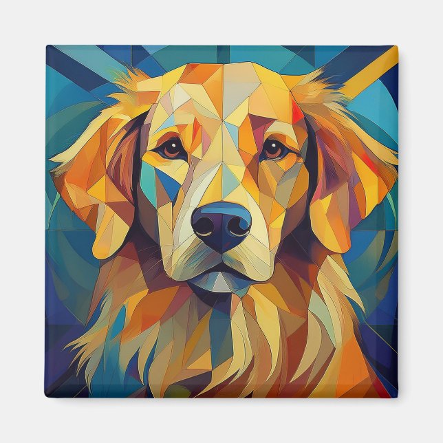 Imán Perro de IA (Frente)