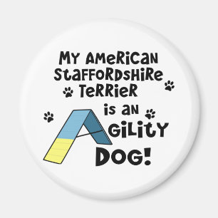 Imán Perro de la agilidad de Staffordshire Terrier