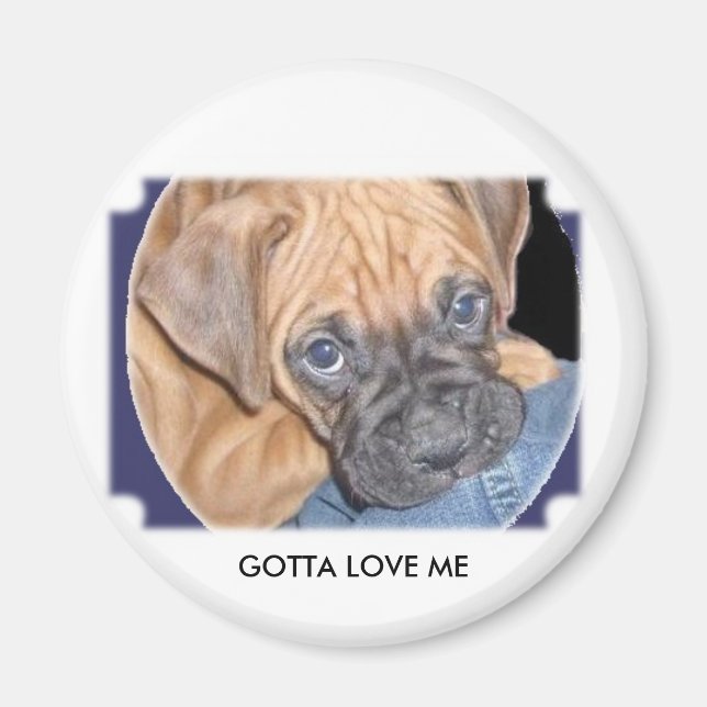 Imán perro de marcys aquí, GOTTA ME AMA (Frente)