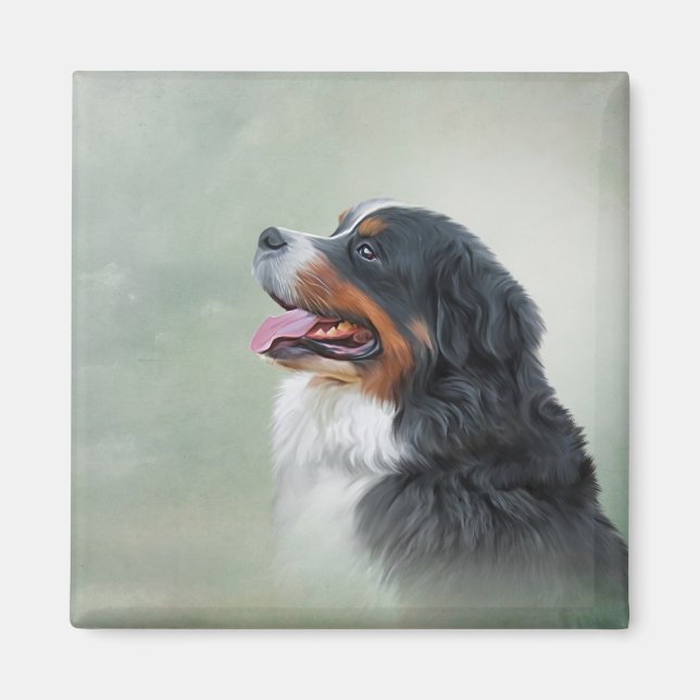 Imán Perro de montaña de Bernese (Frente)