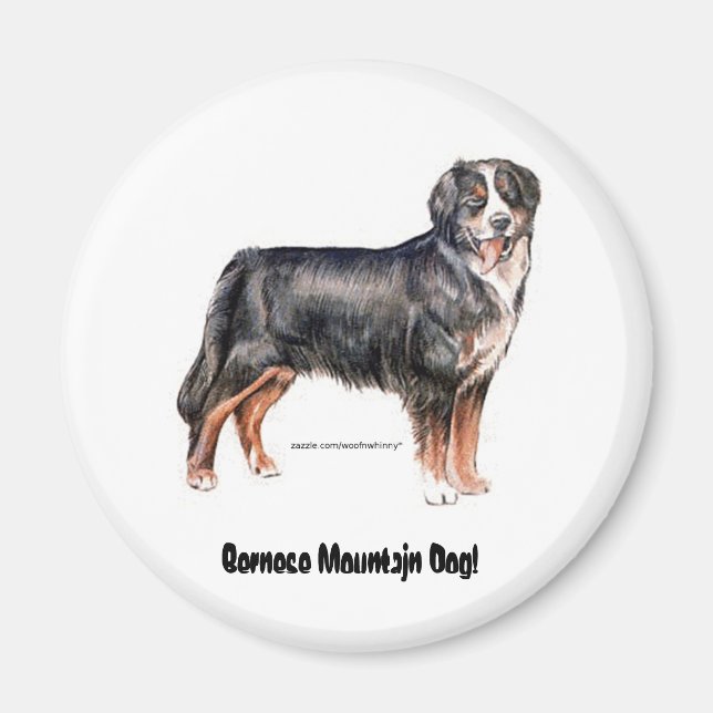 Imán Perro de montaña de Bernese (Frente)