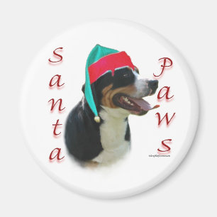 Imán Perro de montaña suizo de mayor tamaño Santa Paws