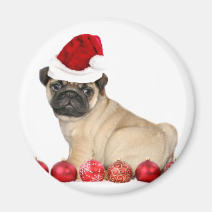 Imán Perro del barro amasado del navidad