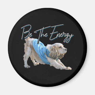 Imán Perro descendente del yoga - Sea la cita energétic