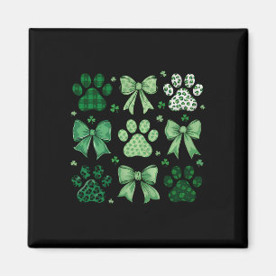 Imán Perro Día de San Patricio Coquette Pata Paddy's Tr