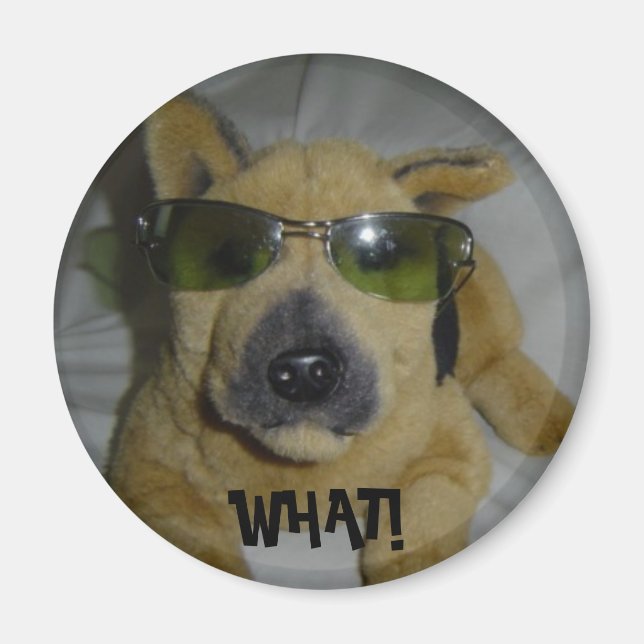 Imán Perro Divertido (Frente)