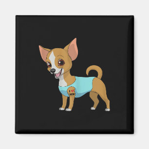 Imán Perro divertido, Chihuahua, ama a mamá, te regala